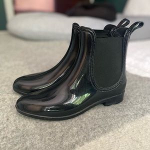 Black Chelsea-style rain boot - EU38/39, UK5